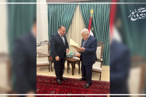 الرئيس يتسلم رسالة دعم واسناد من ملك الاردن 