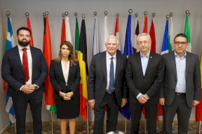 الهيئة وعدد من ممثلي المجتمع المدني يلتقون الممثل الأعلى للاتحاد الأوروبي جوزيف بوريل