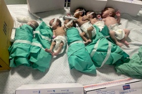الهلال الأحمر: إجلاء 31 من الأطفال الخدج في مجمع الشفاء