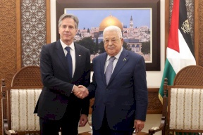 الرئيس عباس يجتمع مع وزير الخارجية الأميركي أنتوني بلينكن