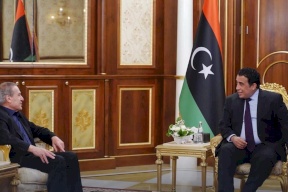 طرابلس: أبو ردينة يطلع رئيس المجلس الرئاسي الليبي على آخر التطورات الفلسطينية