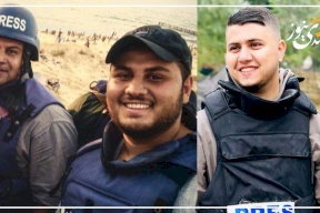 استشهاد الصحفيين حمزة الدحدوح ومصطفى ثريا في قصف إسرائيلي (فيديو)