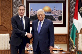 تفاصيل اجتماع الرئيس عباس مع بلينكن في رام الله