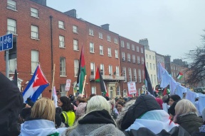 فيديو: مُظاهرات حاشدة في دبلن وفيينا ضد جرائم إسرائيل بحق الشعب الفلسطيني 