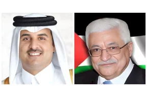 للمرة الثانية خلال 48 ساعة.. الرئيس عباس يبحث مع أمير قطر الأوضاع في الأراضي الفلسطينية