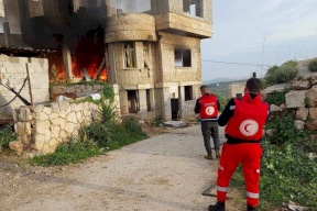  الاحتلال يقصف منزلا في قرية صير بجنين ويعتقل 7 مواطنين (فيديو)