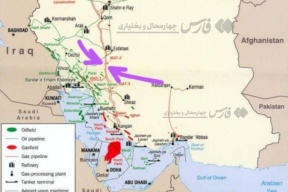  انفجار كبير بخط رئيسي لنقل الغاز جنوب غربي إيران (فيديو)