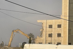  الاحتلال يهدم منزلاً بمنطقة التعاون العلوي في نابلس  