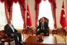 هنية يصل تركيا للقاء أردوغان لبحث تطورات العدوان على غزة