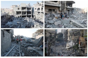  شهداء وجرحى في قصف للاحتلال استهدف عدة مناطق بمدينة غزة