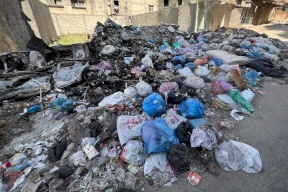 بلدية غزة: تكدس نحو 100 ألف طن من النفايات في الشوارع 
