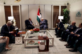 الرئيس يجتمع مع مبعوث الرئيس الروسي للشرق الأوسط