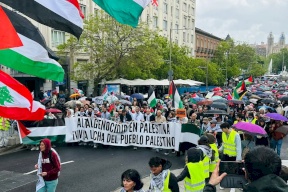  مسيرة داعمة لفلسطين في العاصمة الإسبانية مدريد 