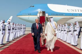 الرئيس الأميركي ترامب يصل إلى قطر