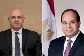 عون يلتقي السيسي ويطالب بإلزام إسرائيل بالانسحاب من كامل الأراضي اللبنانية