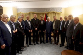 الرئيس عباس يلتقي مع الفصائل الفلسطينية في لبنان