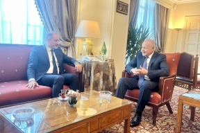  مصطفى يدعو لتقديم الدعم المالي وتفعيل شبكة الأمان المالية العربية