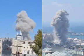 فيديو: إيران تقصف إسرائيل من الشمال إلى الجنوب وإصابات خطيرة في حيفا