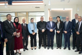 رئيس مجلس إدارة هيئة سوق رأس المال ووفد رفيع المستوى في زيارة نوعية لبورصة فلسطين