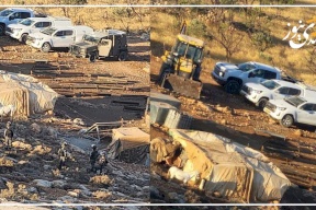 الاحتلال يشرع بعمليات هدم في منطقة الخلايل قرب المغير (فيديو)