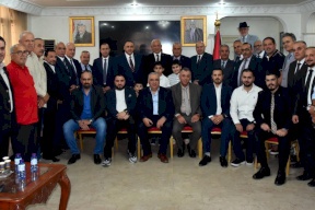 اللواء هب الريح يلتقي حشدا من الجالية الفلسطينية في البحرين
