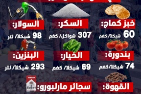 سلع ترفع مؤشر غلاء المعيشة في قطاع غزة خلال تموز 2025