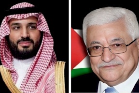 الرئيس يعبّر عن شكره للأمير محمد بن سلمان على مواقفه الأصيلة والثابتة تجاه قضية فلسطين