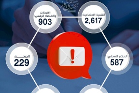 5915 شكوى قدمت للوزارات الفلسطينية خلال 2024