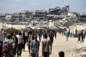 L'occupation achève son retrait de la bande de Gaza et le retour des réfugiés à la ville de Gaza et au nord