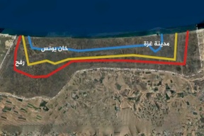 إسرائيل تبدأ ترسيم "الخط الأصفر" في غزة (فيديو)