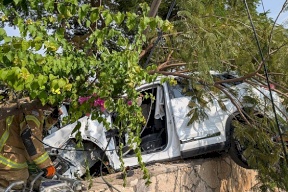 وفاة مسنة في حادث سير ذاتي في بلدة جت