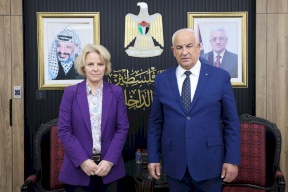 وزير الداخلية يستقبل سفيرة سويسرا لدى دولة فلسطين