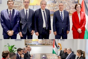  الشيخ يستقبل وفداً رفيع من الاتحاد الأوروبي 