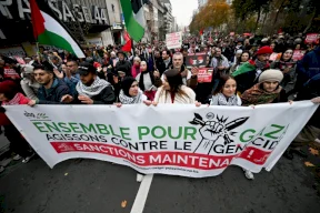 الآلاف في بلجيكا يطالبون بحصار عسكري شامل على إسرائيل