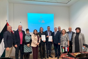 توقيع مذكرة تعاون بين نقابة الصحفيين الفلسطينيين ونقابة الصحفيين السلوفاكية