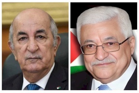 الرئيس يشكر نظيره الجزائري على دعمه للشعب الفلسطيني وقضيته العادلة