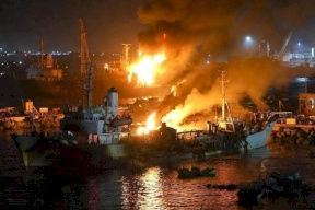 ضربة جوية للتحالف تستهدف دعماً عسكرياً خارجياً لقوات الانتقالي في ميناء المكلا اليمني