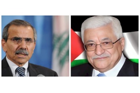 الرئيس عباس يبحث آخر التطورات مع رئيس وزراء لبنان