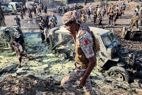 5 قتلى في تفجير استهدف قائدا عسكريا مواليا للسعودية في عدن