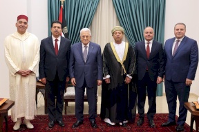 الرئيس عباس يستقبل السفراء العرب المقيمين والمعتمدين لدى دولة فلسطين
