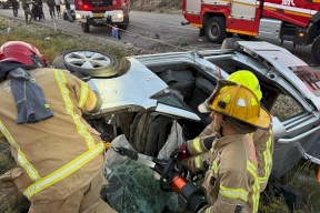 مصرع رجلين وإصابة آخرين بحادث طرق على الشارع الاستيطاني 505 بالضفة