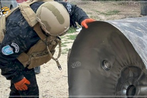 الشرطة الفلسطينية تتعامل مع 6 شظايا صاروخية غرب الخليل