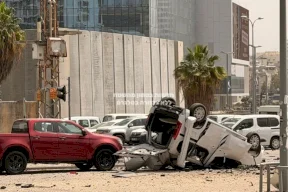 נזקים בהתקפה איראנית על "תל אביב הגדולה" ועצירת רחפן תימני
