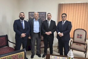 نقابة المحامين في زيارة ولقاء مع جمعية الهلال الأحمر الفلسطيني ورئيسها