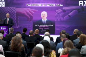 مصطفى خلال إطلاق فعاليات أسبوع فلسطين للذكاء الاصطناعي 2026: سندرب 10 آلاف شاب وشابة على المهارات المستقبلية