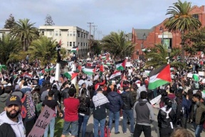 Manifestations à New York contre une conférence coloniale incluant des offres de vente de biens immobiliers et de terrains en Cisjordanie