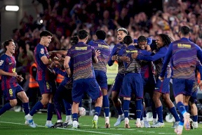 برشلونة يحتفظ بلقب الدوري بعد فوزه على ريال مدريد في الكلاسيكو