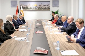 الشيخ يبحث مع وفد رسمي من الخارجية الألمانية آخر التطورات 