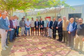 التميمي وشعبان يزوران الخان الأحمر