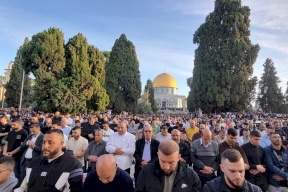 140 ألف مصلٍ يؤدون صلاة عيد الأضحى في المسجد الأقصى رغم تضييقات الاحتلال